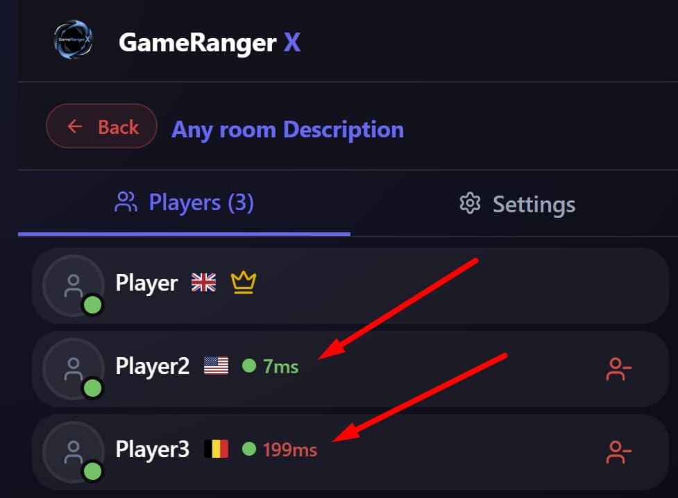 Ping in the room